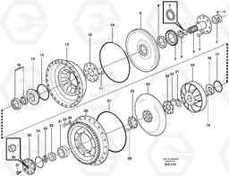 61764 Torque converter L330E, Volvo Construction Equipment