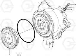 45511 Torque converter, mounting L330E, Volvo Construction Equipment