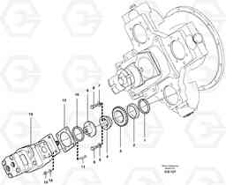 12915 Transmission oil pump andpump drive L330E, Volvo Construction Equipment