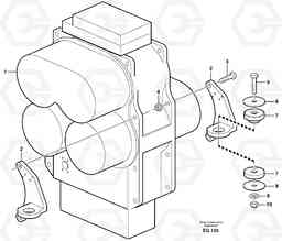 18688 Gear box housing with fitting parts L330E, Volvo Construction Equipment