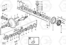 84522 Differential carrier, rear L330D, Volvo Construction Equipment