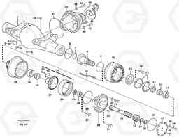 86169 Axle, front L330E, Volvo Construction Equipment