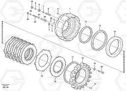 16130 Wheel brake, rear L330D, Volvo Construction Equipment