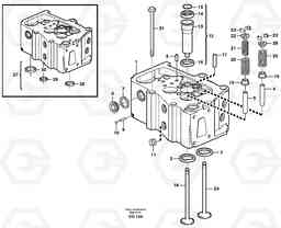 61761 Cylinder head L330E, Volvo Construction Equipment