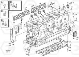 100993 Cylinder block L330E, Volvo Construction Equipment