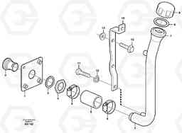 90561 Filler pipe L330E, Volvo Construction Equipment