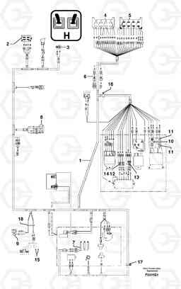 24608 Electrical system ( rear ) EC14 TYPE 246, 271, Volvo Construction Equipment