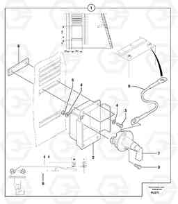 97043 Battery cut-out EW50VV TYPE 256, Volvo Construction Equipment