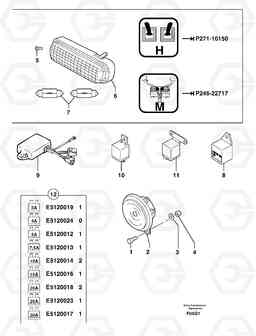 51371 Electrical equipment EC14 TYPE 246, 271, Volvo Construction Equipment