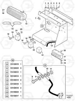 12232 Electrical equipment EW50 TYPE 256, Volvo Construction Equipment