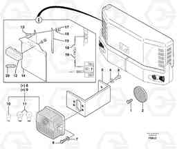 49791 Rear signal light EW70 TYPE 262, Volvo Construction Equipment