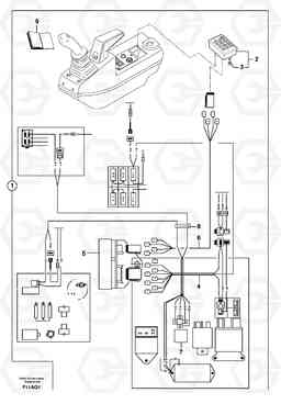 24593 Coded keypad ( anti-start ) / without Puma EC14 TYPE 246, 271, Volvo Construction Equipment