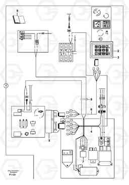 24578 Coded keypad ( anti-start ) / without Puma EC14 TYPE 246, 271, Volvo Construction Equipment