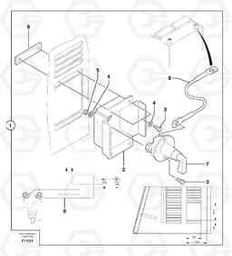 97056 Battery cut-out EC70 TYPE 233, Volvo Construction Equipment