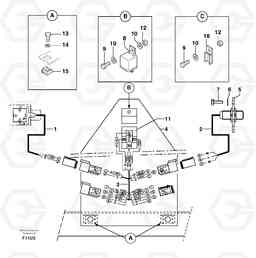 4135 Electrical system / steering reversing EW70 TYPE 262, Volvo Construction Equipment