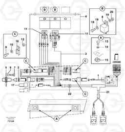 7407 Electrical system / steering reversing EW70VV TYPE 262, Volvo Construction Equipment