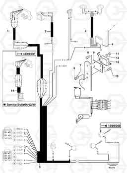 31037 Electrical system / cab EW50VV TYPE 256, Volvo Construction Equipment