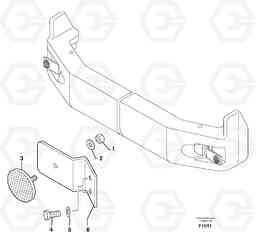 8684 Rear signal light EC50 TYPE 247, Volvo Construction Equipment