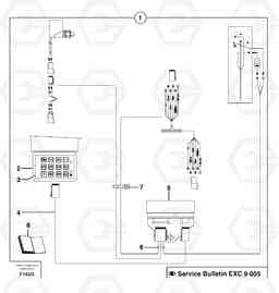 7409 coded keypad ( anti-start ) / with Puma EW70VV TYPE 262, Volvo Construction Equipment