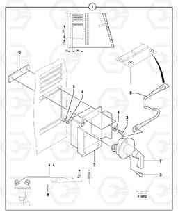 97476 Battery cut-out EC50VV TYPE 247, Volvo Construction Equipment