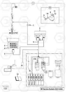 9748 Coded keypad ( anti-start ) / without Puma EC50 TYPE 247, Volvo Construction Equipment