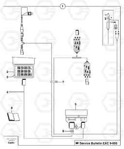 9759 coded keypad ( anti-start ) / with Puma EC50 TYPE 247, Volvo Construction Equipment