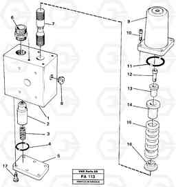 100964 Hose rupture valve EC230B ?KERMAN ?KERMAN EC230B, Volvo Construction Equipment