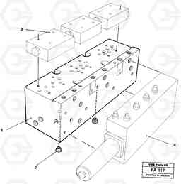 27518 Mounting plate EC230B ?KERMAN ?KERMAN EC230B, Volvo Construction Equipment