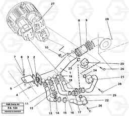 102619 Hydraulic system suction lines EC230B ?KERMAN ?KERMAN EC230B, Volvo Construction Equipment