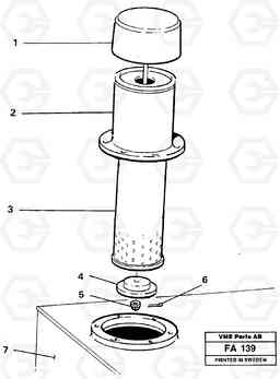 27091 Air filter retainer EC230B ?KERMAN ?KERMAN EC230B, Volvo Construction Equipment