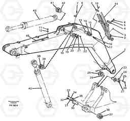 26892 Backhoe boom 5.20m EC230B ?KERMAN ?KERMAN EC230B, Volvo Construction Equipment