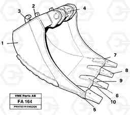 26887 Buckets for Quickfit withplate cutting edges EC230B ?KERMAN ?KERMAN EC230B, Volvo Construction Equipment