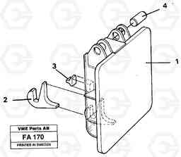 40907 Hammer plate EC230B ?KERMAN ?KERMAN EC230B, Volvo Construction Equipment