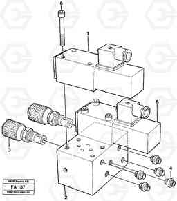 35685 Control block for end position damp EC230B ?KERMAN ?KERMAN EC230B, Volvo Construction Equipment