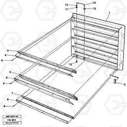 32356 Door Lh, rear EC230B ?KERMAN ?KERMAN EC230B, Volvo Construction Equipment