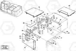 30577 Engine cover, Centre EC230B ?KERMAN ?KERMAN EC230B, Volvo Construction Equipment