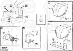 3813 Lighting, front EC230B ?KERMAN ?KERMAN EC230B, Volvo Construction Equipment