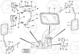 27026 Rear view mirror EC230B ?KERMAN ?KERMAN EC230B, Volvo Construction Equipment