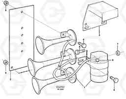 52806 Compressor horn EC230B ?KERMAN ?KERMAN EC230B, Volvo Construction Equipment