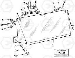 27051 Sun visor Outer EC230B ?KERMAN ?KERMAN EC230B, Volvo Construction Equipment
