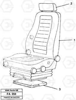 32366 Operator seat Viking EC230B ?KERMAN ?KERMAN EC230B, Volvo Construction Equipment