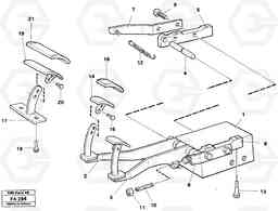 26236 Pedal valve with foot rest EC230B ?KERMAN ?KERMAN EC230B, Volvo Construction Equipment