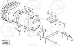 27048 Compressor with fitting parts. Cooling agent, R12 EC230B ?KERMAN ?KERMAN EC230B, Volvo Construction Equipment