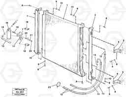 44759 Condenser with fitting parts. Cooling agent R12 EC230B ?KERMAN ?KERMAN EC230B, Volvo Construction Equipment