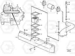 70714 Induction manifold with fitting parts EC230B ?KERMAN ?KERMAN EC230B, Volvo Construction Equipment
