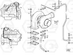 59403 Turbocharger with fitting parts EC230B ?KERMAN ?KERMAN EC230B, Volvo Construction Equipment