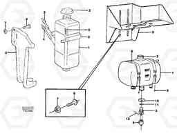 85600 Expansion tank with fitting parts EC230B ?KERMAN ?KERMAN EC230B, Volvo Construction Equipment