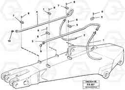 30170 Hammer hydraulics on dipper arm, 2.25 m, 2.80 m, 3.30 m. EC230B ?KERMAN ?KERMAN EC230B, Volvo Construction Equipment