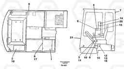 6041 Sign plates and transfer,inner location EC230B ?KERMAN ?KERMAN EC230B, Volvo Construction Equipment