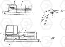 27087 Stripes, outer location EC230B ?KERMAN ?KERMAN EC230B, Volvo Construction Equipment